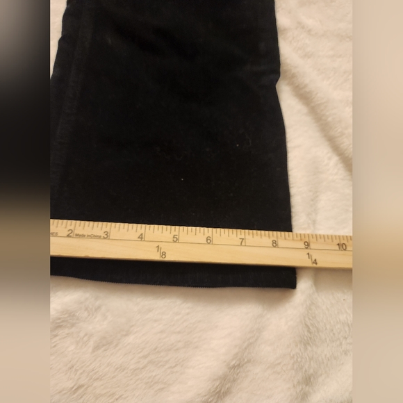 J.Crew Black Billie Demi Boot Crop Corduroy Pants Size 30 - Picture 10 of 11